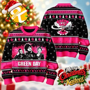 Green Day American Idiots 2026 Christmas Gift For Family Ugly Christmas Sweater