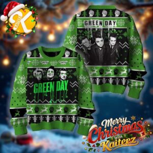 Green Day Rock Band Ugly Sweater Gift For Men And Women