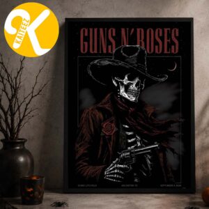 Guns N Roses Arlington TX Event Poster At Globe Life Field In Arlington TX On September 9 2026 Home Decor Poster Canvas