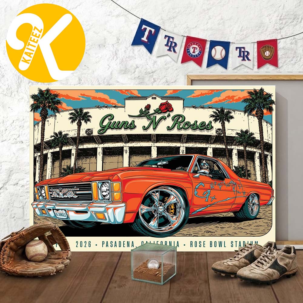 Guns N Roses Pasadena CA Event Poster At Rose Bowl Stadium In Pasadena CA On September 5 2026 Home Decor Poster Canvas Guns N Roses Pasadena CA Event Poster At Rose Bowl Stadium In Pasadena CA On September 5 2026 Home Decor Poster Canvas
