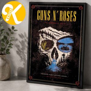 Guns N Roses Ridgedale MO Event Poster At Thunder Ridge Nature Arena In Ridgedale MO On September 12 2026 Home Decor Poster Canvas