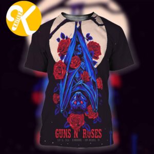 Guns N Roses San Antonio TX Event Poster At Aladome In San Antonio TX On September 15 2026 All Over Print Shirt