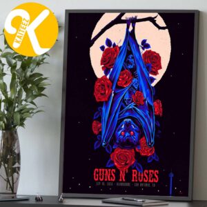 Guns N Roses San Antonio TX Event Poster At Aladome In San Antonio TX On September 15 2026 Home Decor Poster Canvas