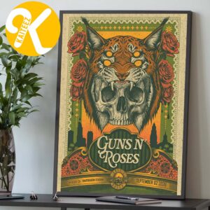 Guns N Roses San Diego CA Event Poster At Snapdragon Stadium In San Diego CA On September 2 2026 Home Decor Poster Canvas