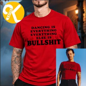 Harry Styles Merch Dancing Is Everything Red Unisex T-Shirt