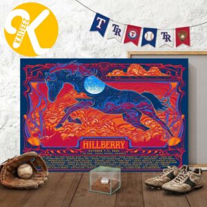 Hillberry Music Festival 2026 Event Line Up Poster At The Farm Campground And Events In Eureka Springs Arkansas On October 7-11 2026 Home Decor Poster Canvas