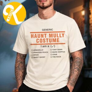 Hot Mulligan Merch Haunt Mulligan Collection Generic Costume Unisex T-Shirt