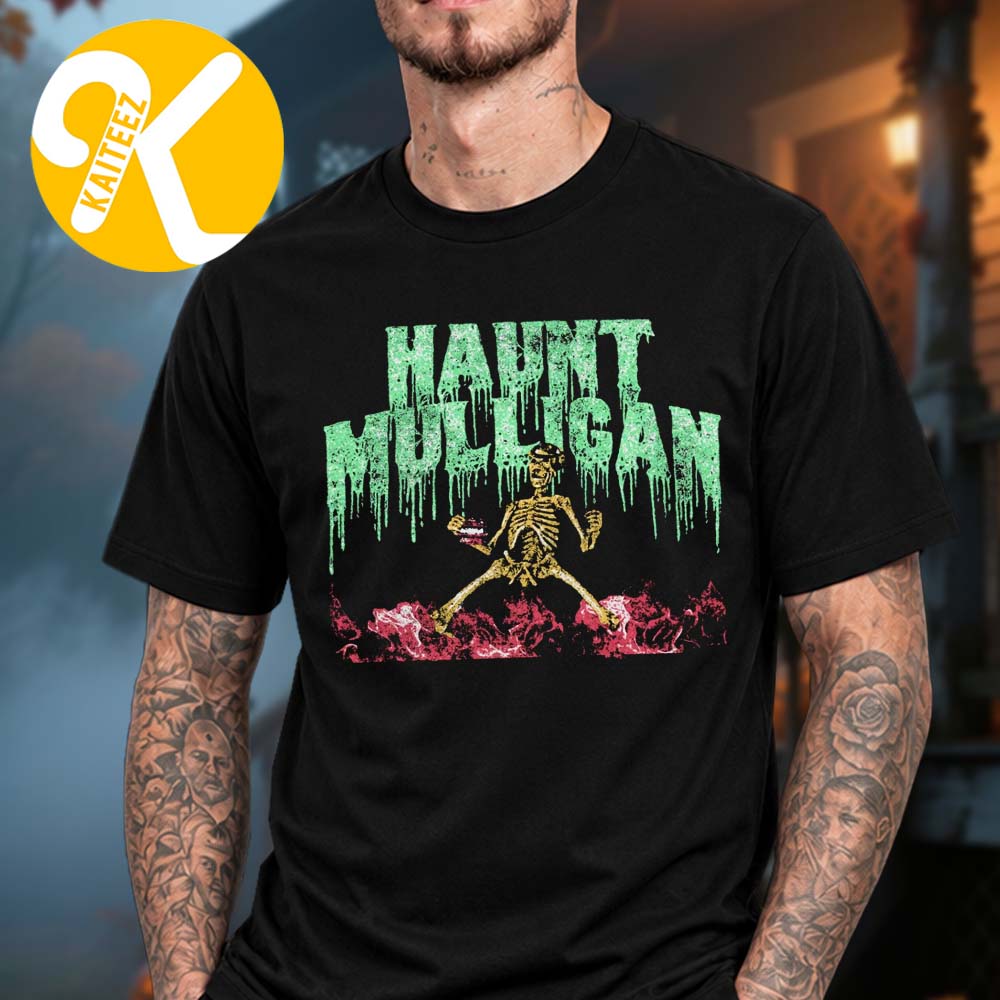 Hot Mulligan Merch Haunt Mulligan Collection Skeleton Unisex T-Shirt Hot Mulligan Merch Haunt Mulligan Collection Skeleton Unisex T-Shirt