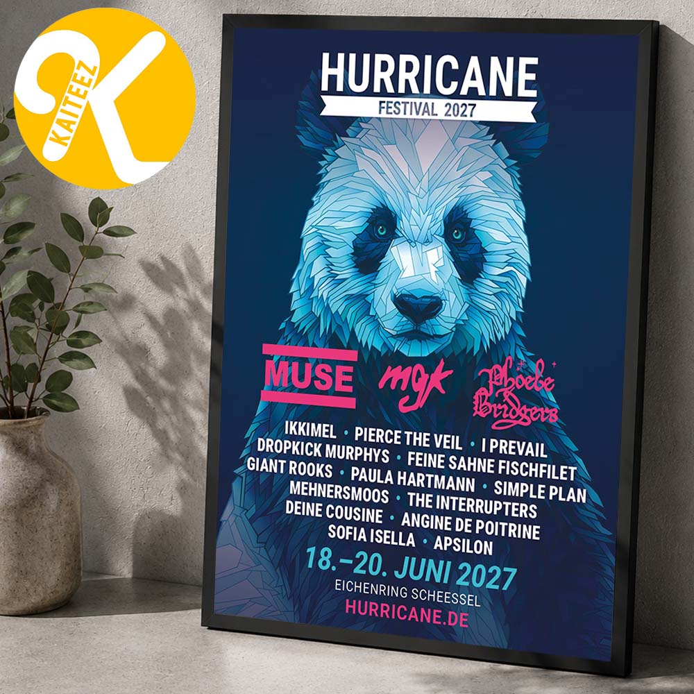 Hurricane Festival 2027 At The Eichenring In Scheessel DE On June 18-20 2027 Line Up Home Decor Poster Canvas Hurricane Festival 2027 At The Eichenring In Scheessel DE On June 18-20 2027 Line Up Home Decor Poster Canvas