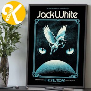 Jack White San Francisco CA Event Poster Night 1 At The Fillmore In San Francisco CA On September 23 2026 Home Decor Poster Canvas