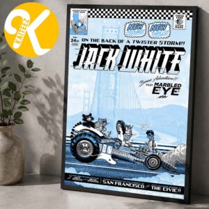 Jack White San Francisco CA Event Poster Night 2 At The Fillmore In San Francisco CA On September 24 2026 Home Decor Poster Canvas