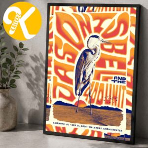 Jason Isbell And The 400 Unit Fairhope AL Event Poster At Halstead Amphitheater In Fairhope AL On September 24 2026 Home Decor Poster Canvas