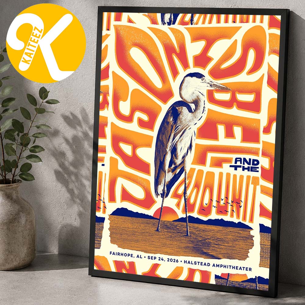 Jason Isbell And The 400 Unit Fairhope AL Event Poster At Halstead Amphitheater In Fairhope AL On September 24 2026 Home Decor Poster Canvas Jason Isbell And The 400 Unit Fairhope AL Event Poster At Halstead Amphitheater In Fairhope AL On September 24 2026 Home Decor Poster Canvas