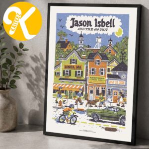 Jason Isbell And The 400 Unit Lenox MA Event Poster At Koussevitzky Music Shed At Tanglewood In Lenox MA On July 28 2026 Home Decor Poster Canvas