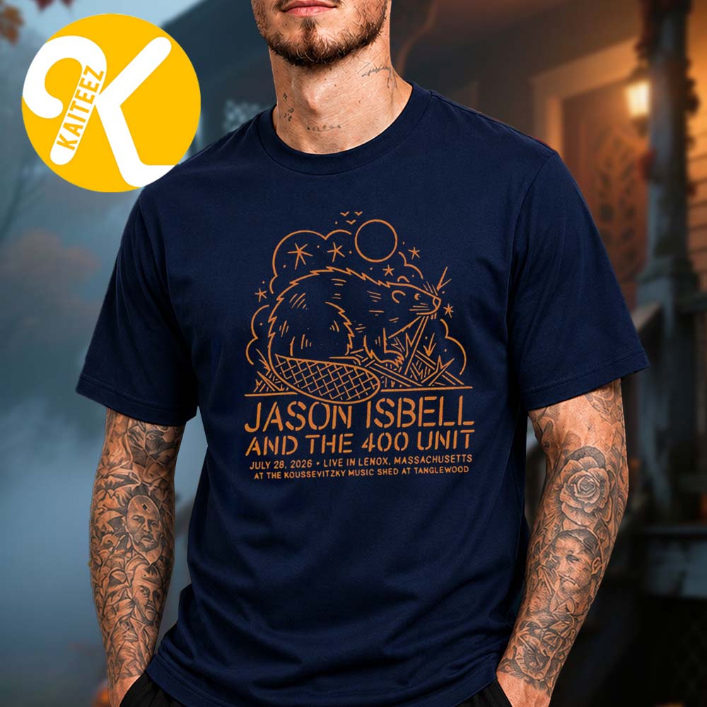 Jason Isbell And The 400 Unit Lenox MA Event Tee At Koussevitzky Music Shed At Tanglewood In Lenox MA On July 28 2026 Unisex T-Shirt Jason Isbell And The 400 Unit Lenox MA Event Tee At Koussevitzky Music Shed At Tanglewood In Lenox MA On July 28 2026 Unisex T-Shirt