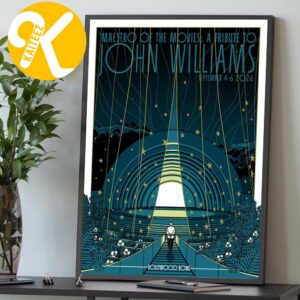 John Williams Merch Maestro Of The Movies A Tribute To John Williams Starlight Home Decor Poster Canvas