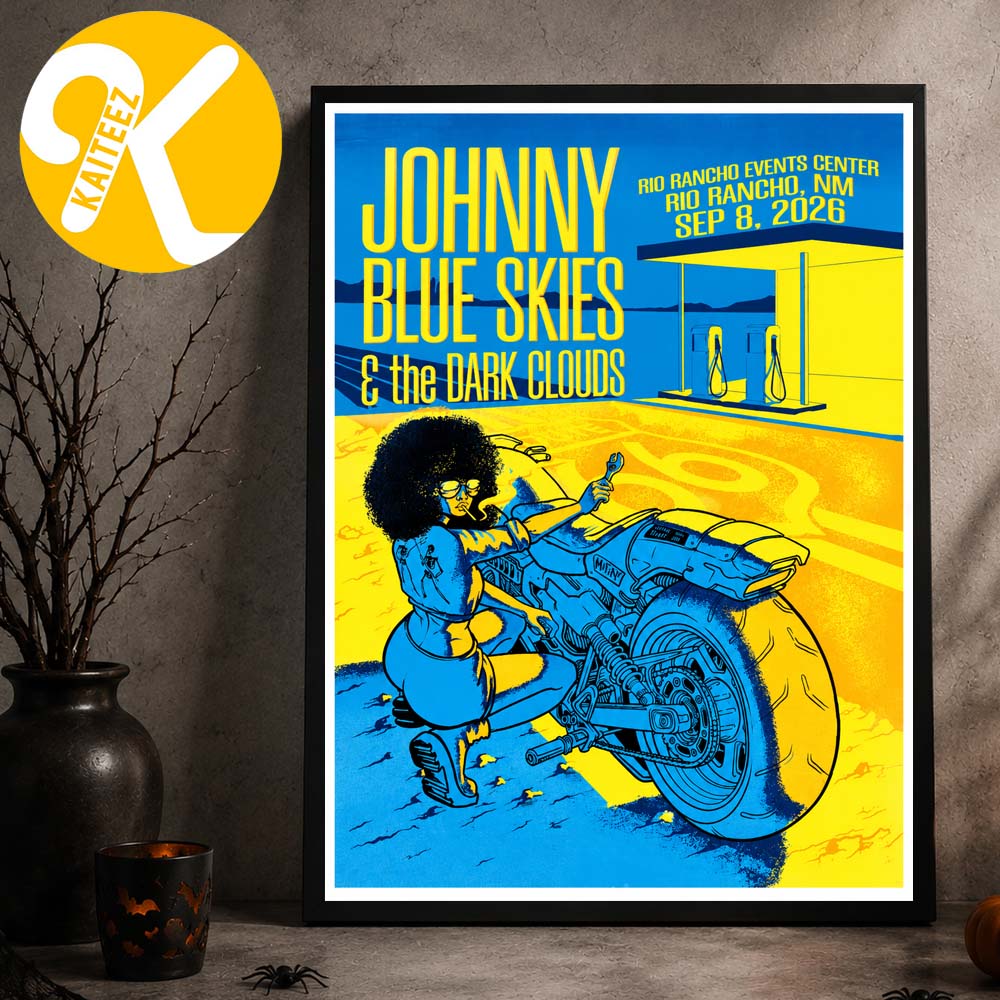 Johnny Blue Skies And The Dark Clouds Event Poster At Rio Rancho Events Center In Rio Rancho NM On September 8 2026 Home Decor Poster Canvas Johnny Blue Skies And The Dark Clouds Event Poster At Rio Rancho Events Center In Rio Rancho NM On September 8 2026 Home Decor Poster Canvas