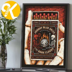 Johnny Blue Skies And The Dark Clouds Kansas City MO Event Poster At T-Mobile Center In Kansas City MO On September 26 2026 Home Decor Poster Canvas
