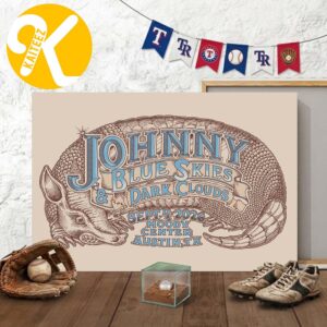 Johnny Blue Skies Austin TX Event Poster At Moddy Center In Austin TX On September 4 2026 Home Decor Poster Canvas