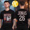 Jonas Brothers Merch Burning Up All Over Again Birmingham AL City Two Sided Unisex T-Shirt