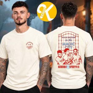 Jonas Brothers Merch Burning Up All Over Again Birmingham AL City Two Sided Unisex T-Shirt