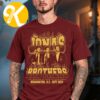 Jonas Brothers Merch Burning Up All Over Again Raleigh NC City Blue Two Sided Unisex T-Shirt Jonas Brothers Merch Burning Up All Over Again Raleigh NC City Blue Two Sided Unisex T-Shirt