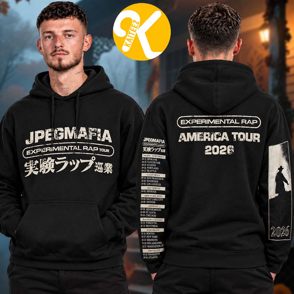 Jpegmafia Merch Experimental Rap Tour 2026 Tour Dates Unisex Hoodie Jpegmafia Merch Experimental Rap Tour 2026 Tour Dates Unisex Hoodie