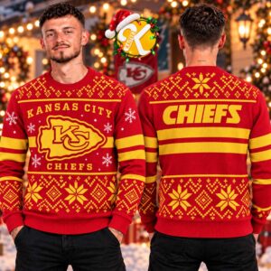 Kansas City Chiefs NFL Light Up Ugly Sweater