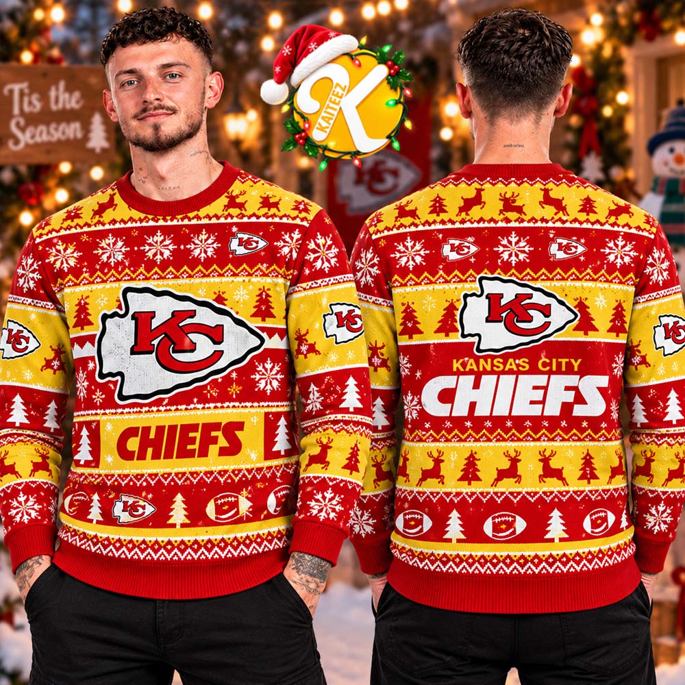 Kansas City Chiefs NFL Merry Christmas 2026 Ugly Sweater Kansas City Chiefs NFL Merry Christmas 2026 Ugly Sweater
