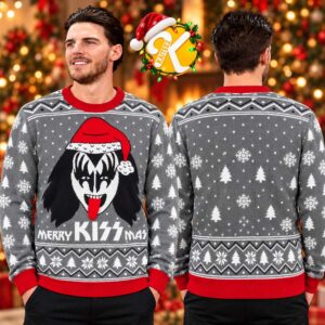 Kiss Band Merry Kissmas 2026 Ugly Sweater