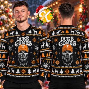 Luke Combs Tennessee Volunteers Best Gift For Fans Ugly Christmas Sweater