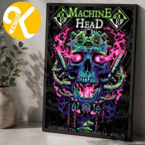 Machine Head At Wooly In Des Moines IA On September 15 2026 Home Decor Poster Canvas
