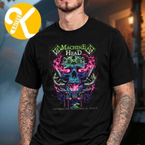 Machine Head At Wooly In Des Moines IA On September 15 2026 Unisex T-Shirt