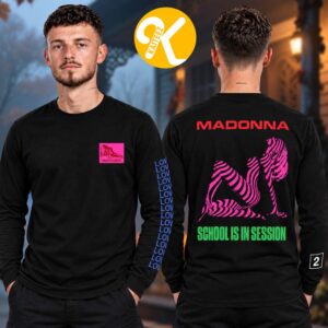 Madonna Merch School Is In Session Black Unisex Longsleeve