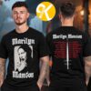 Marilyn Manson Merch Freaks On Tour 2026 With Rob Zombie Middle Fingers Unisex T-Shirt