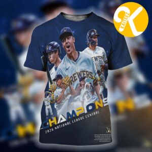 Milwaukee Brewers Is The NL Central Champions 2026 For The Fourth Straight Year All Over Print Shirt