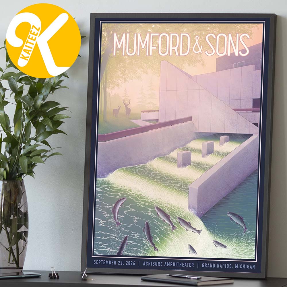 Mumford And Sons Grand Rapids MI Event Poster At Acrisure Amphitheater In Grand Rapids MI On September 22 2026 Home Decor Poster Canvas Mumford And Sons Grand Rapids MI Event Poster At Acrisure Amphitheater In Grand Rapids MI On September 22 2026 Home Decor Poster Canvas