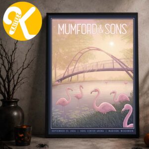 Mumford And Sons Madison WI Event Poster At Kohl Center Arena In Madison WI On September 23 2026 Home Decor Poster Canvas