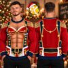 Funny Six Pack Muscle Christmas Gift For Husband Ugly Sweater