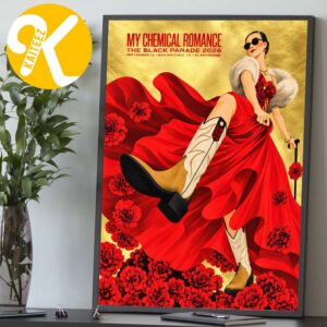 My Chemical Romance San Antonio TX Exclusive Event Poster At Aladome In San Antonio TX On September 12 2026 Home Decor Poster Canvas