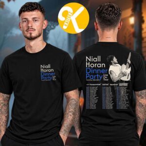Niall Horan Dinner Party World Tour 2026 2027 Tour Dates Two Sided Unisex T-Shirt