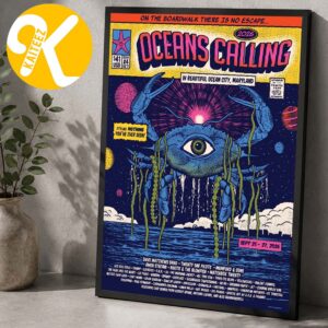 Oceans Calling Festival 2026 In Ocean City MD On September 25-27 2026 Lineup Home Decor Poster Canvas