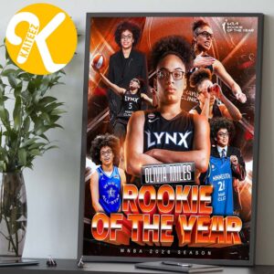 Olivia Miles Minnesota Lynx 2026 WNBA Rookie Of The Year Home Decor Poster Canvas