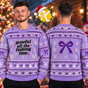 Olivia Rodrigo Grateful All The Fucking Time Ugly Sweater