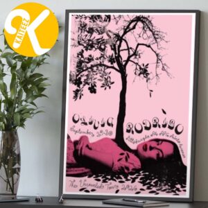 Olivia Rodrigo Pittsburgh PA Event Poster At PPG Paints Arena In Pittsburgh PA On September 29 30 2026 Home Decor Poster Canvas