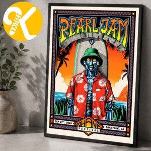 Pearl Jam Ohana Festival 2026 Event Poster In Dana Point CA On September 27 2026 Home Decor Poster Canvas