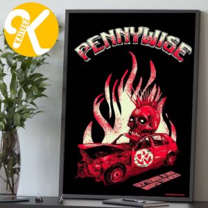 Pennywise x Mercadorama Vans Warped Tour Mexico On September 13 2026 Home Decor Poster Canvas