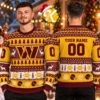 NFL Green Bay Packers With Green Jingle Bell Christmas Ugly Sweater