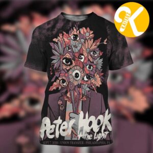 Peter Hook And The Light Philadelphia PA Event Poster At Union Transfer In Philadelphia PA On September 7 2026 All Over Print Shirt