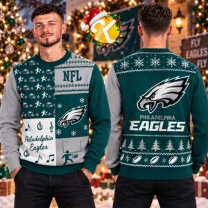 Philadelphia Eagles NFL Logo Ugly Christmas Sweater